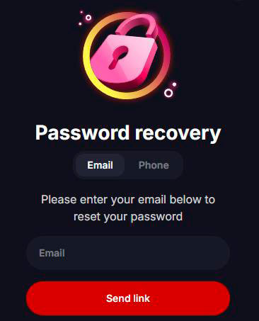 recovery pass yepcasino